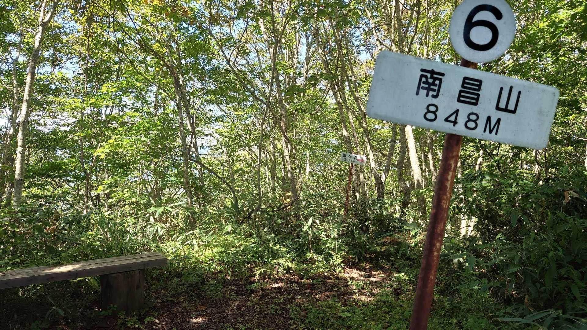 南昌山 往復コースの写真