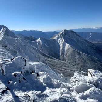 赤岳、中岳、阿弥陀もあんな凄い事に、、✨✨❄️❄️
しびれるな、、、