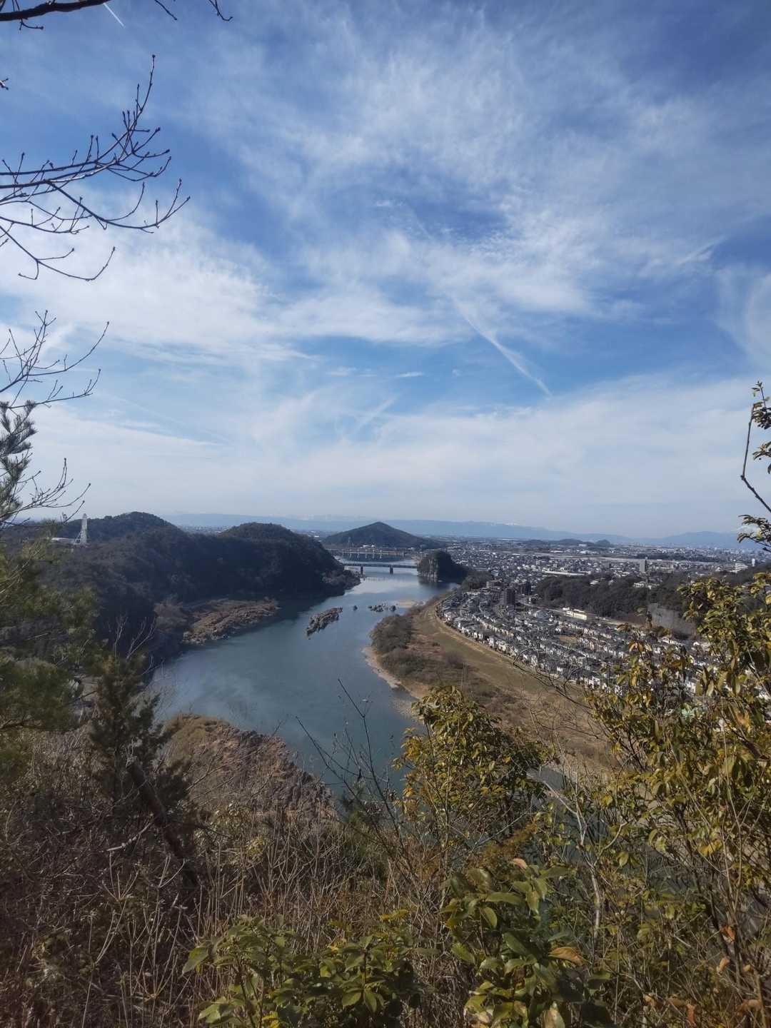 結構   急💦  落葉で滑る🍂
でも   振り返れば絶景✨