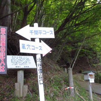天気☀️ 風穴コースから反時計回りで周回します🥾