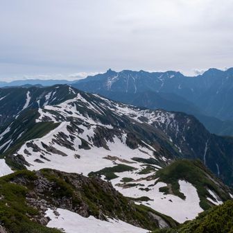 山頂到着🙌素晴らしい景色✨
重いザックを下ろし深呼吸をすると微かなハイマツの香りと冷たい空気が身体中を巡って目が覚めるようです😃