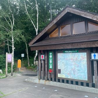 国道17号沿いの平標登山口🅿️からスタート