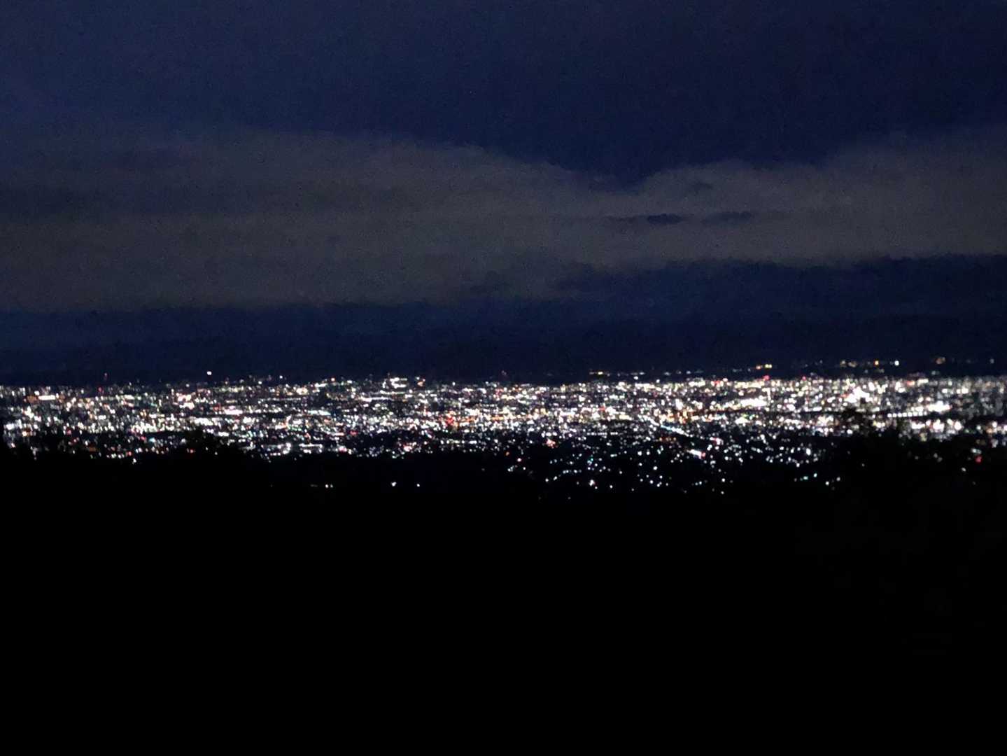 街の灯りが綺麗✨