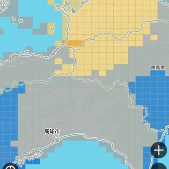 四国で晴れてるのは香川県だけ