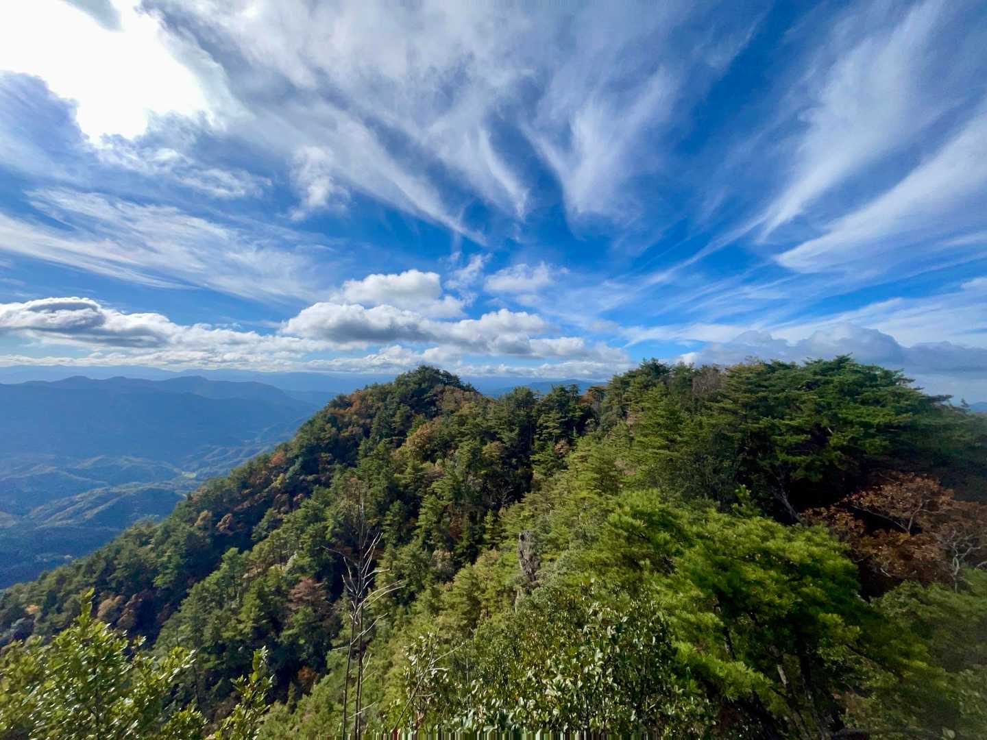 矢筈山を振り返る
