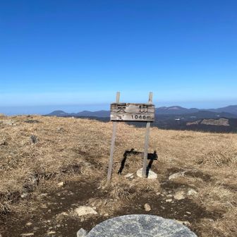 広々とした広場のような山頂