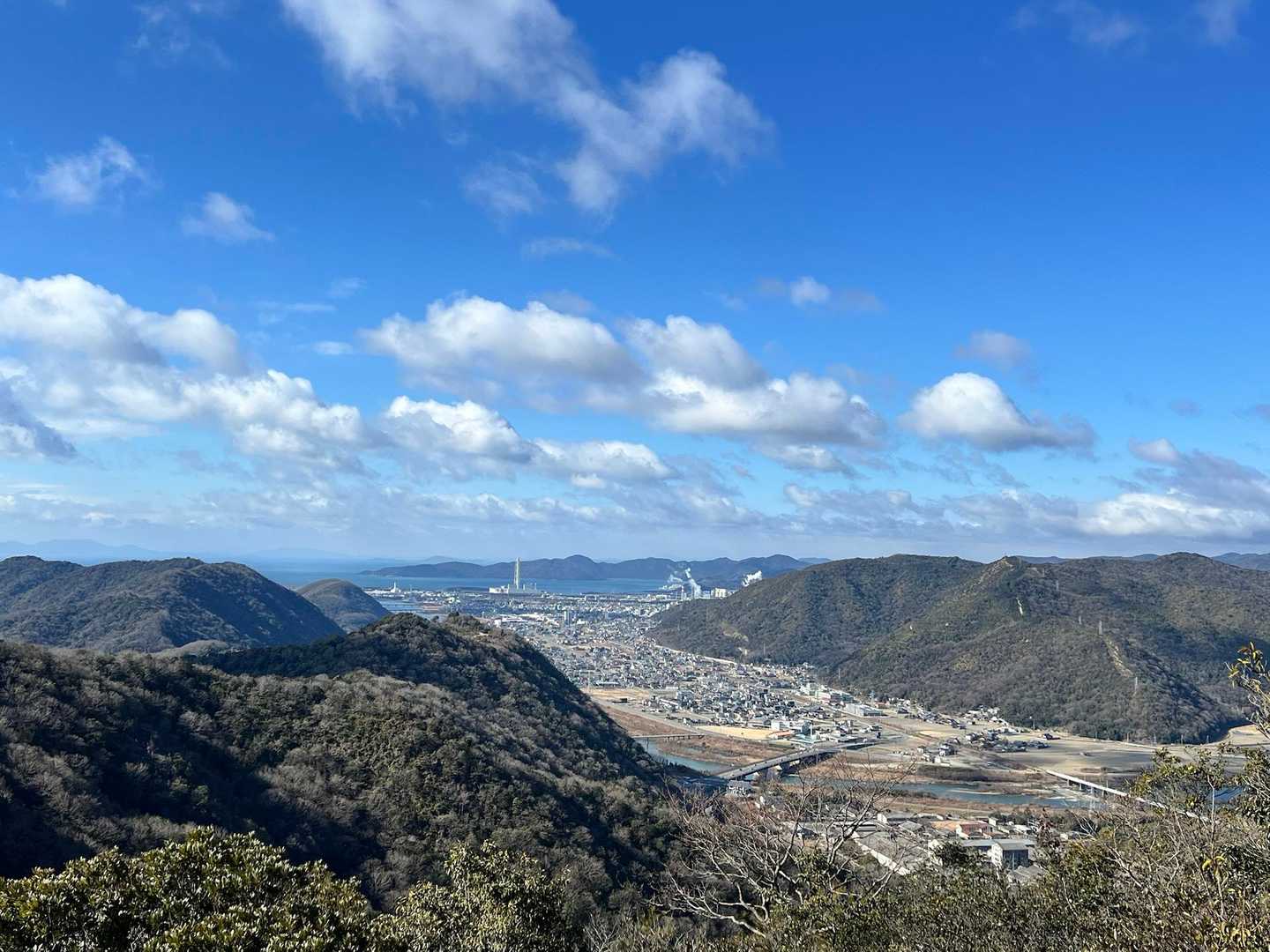 途中の岩場から