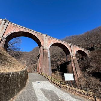 めがね橋下から