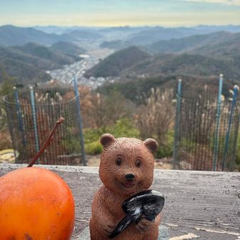 展望台からの眺め
小豆島と淡路島がみえました