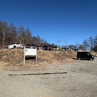 杖突峠駐車場からスタート
