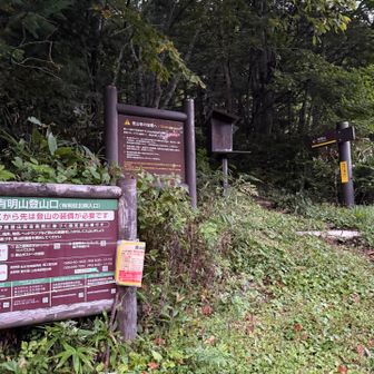 第三駐車場の登山口