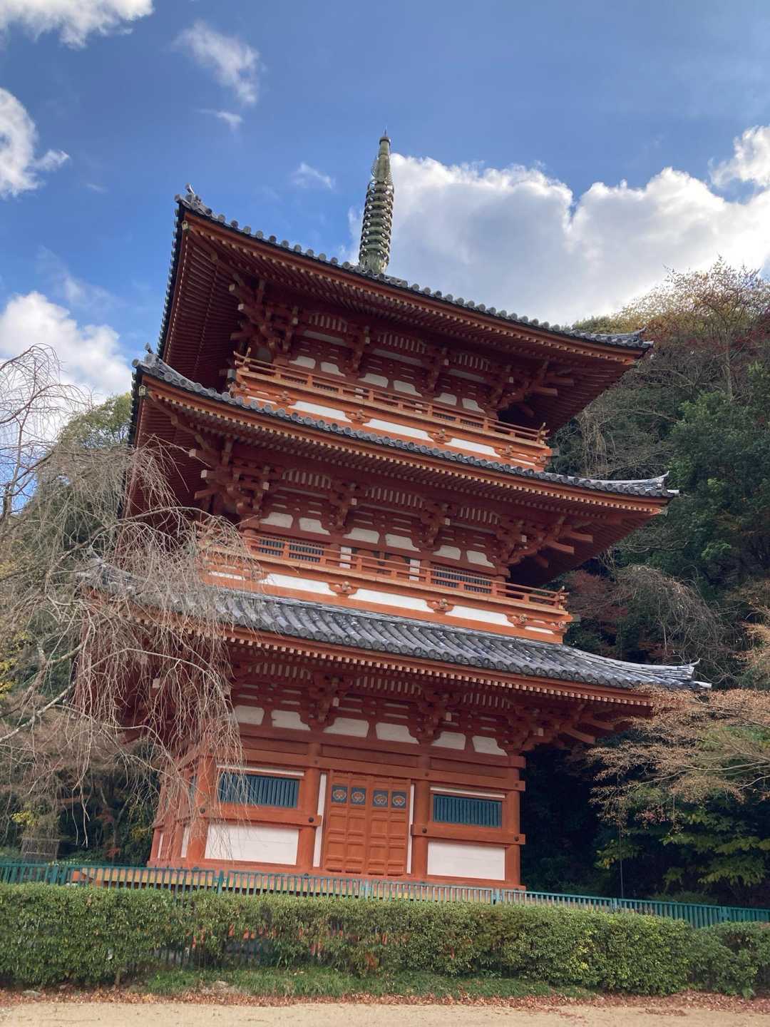 清水寺三重塔は恐らく初めて見ました🤔
