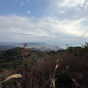 光市街地から、虹ヶ浜方面。