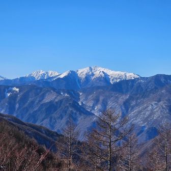 左から
聖岳、赤石岳、悪沢岳✨