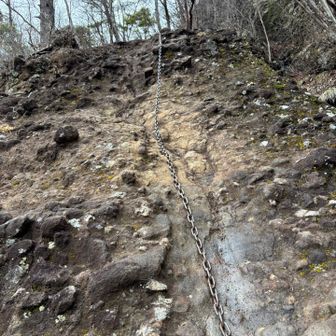 名のない鎖場やいやーな濡れた岩場の急登急降を繰り返しながら先へ進む