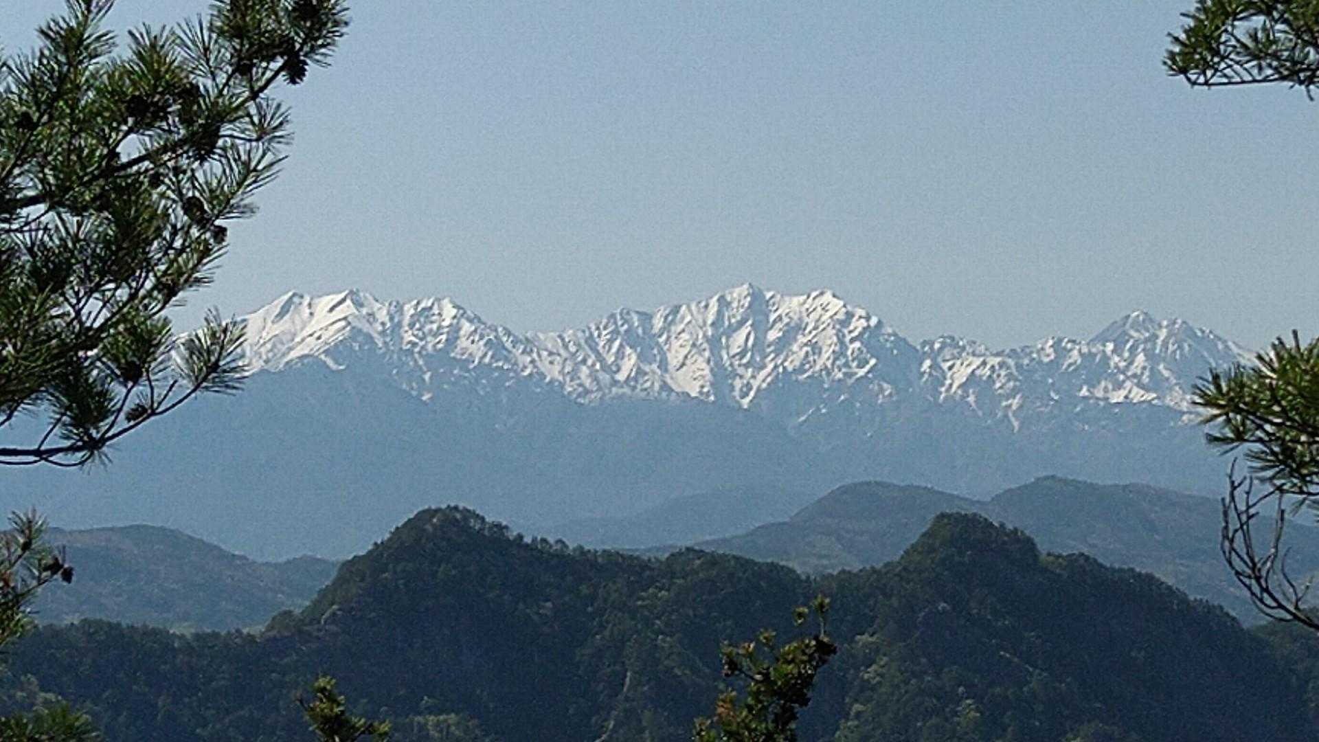 爺ヶ岳、鹿島槍ケ岳、五竜岳