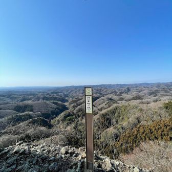 奥久慈の山々。
ポコポコとしてい