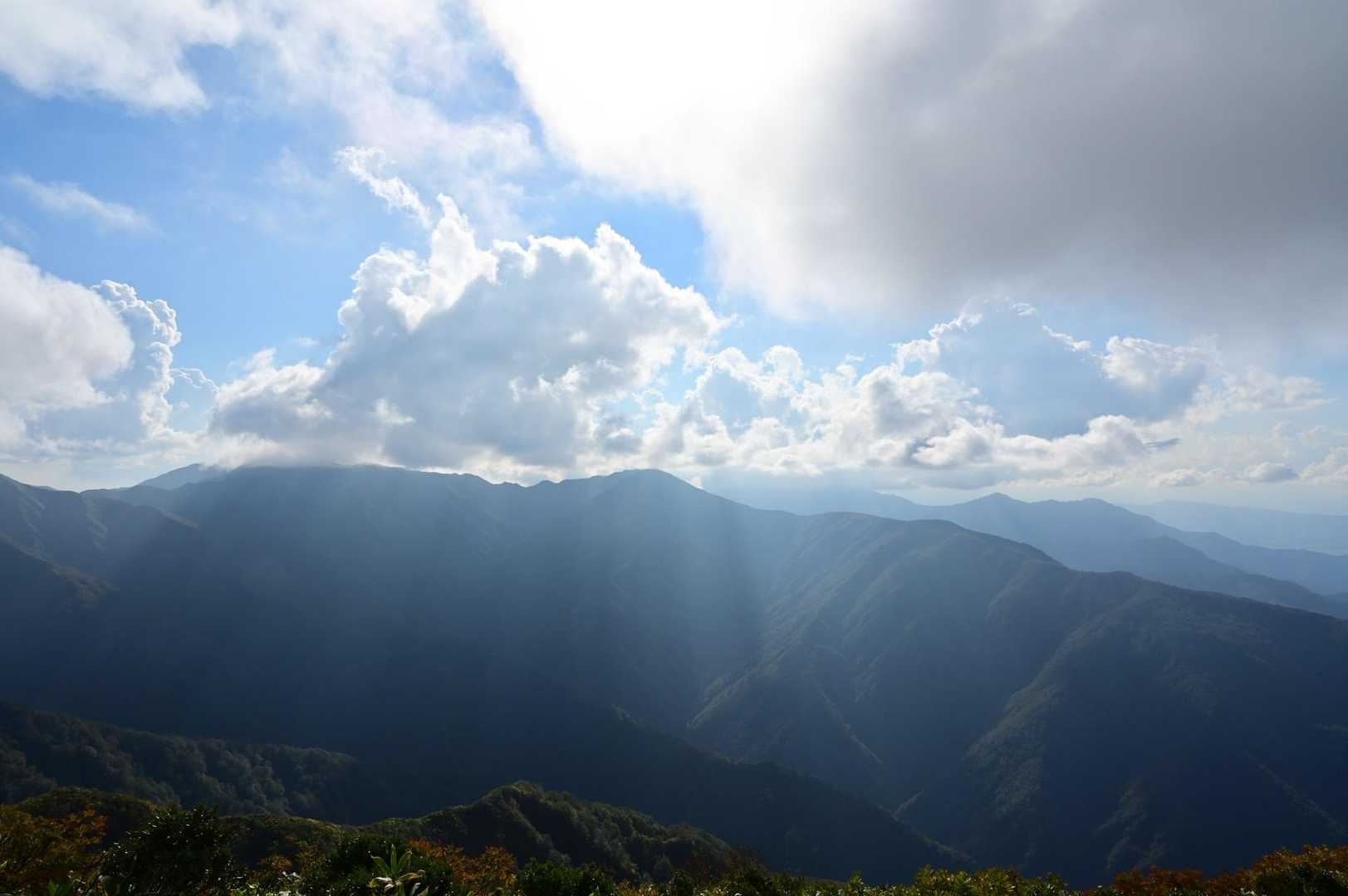 巻機山方面
