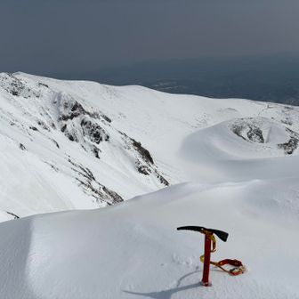 男岳下山してランチタイム
