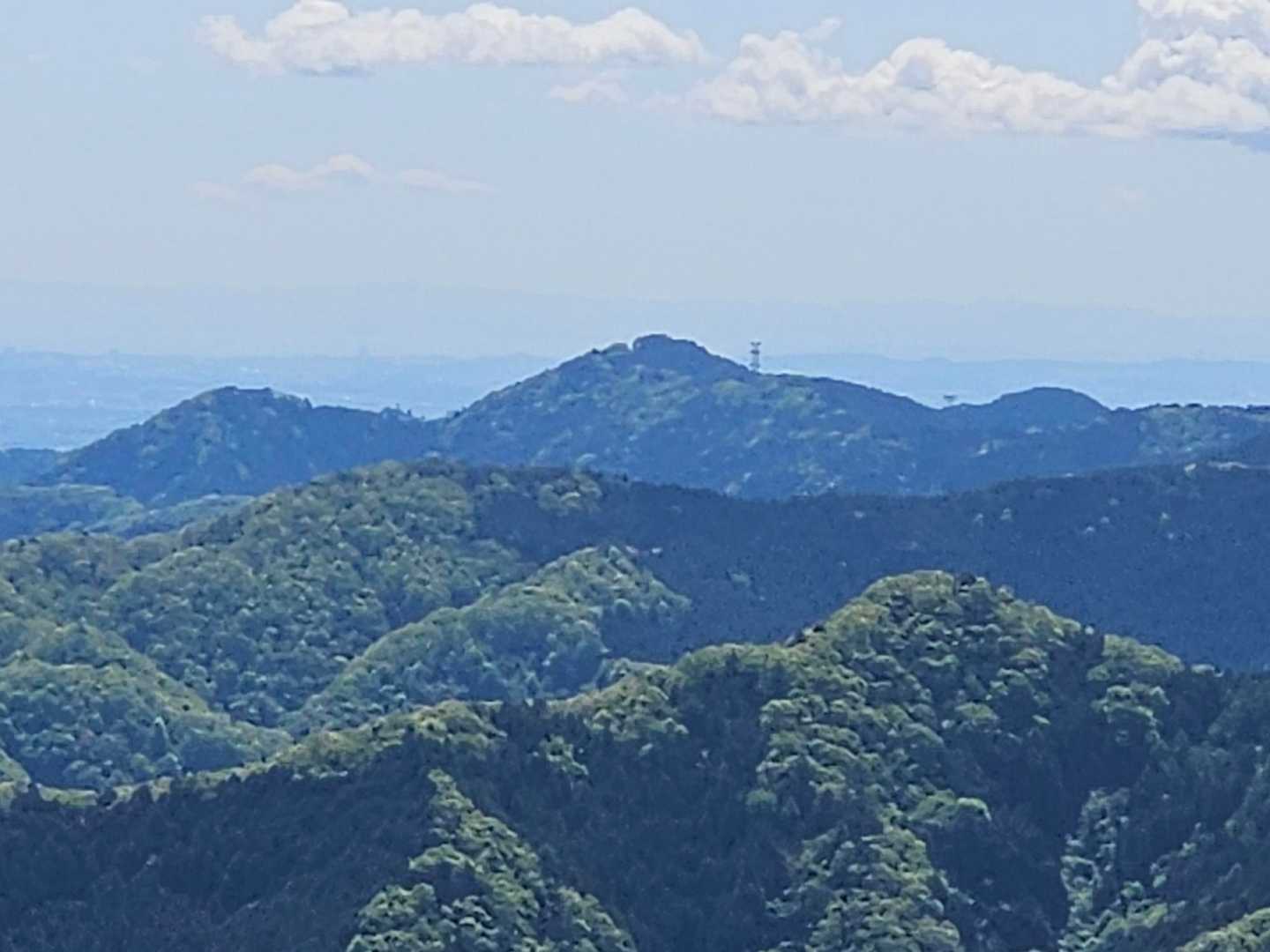 仲の平バス停-御林山-数馬峠-内台山-人里峠-浅間嶺-天領 縦走コースの写真