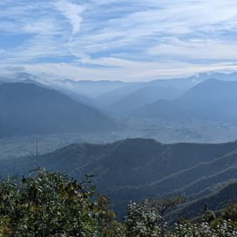 広場で草刈り始める前に少し登って景色眺めた
今日は中ノ岳、丹後山の小屋終い
仲間達が作業で登ってます🙏