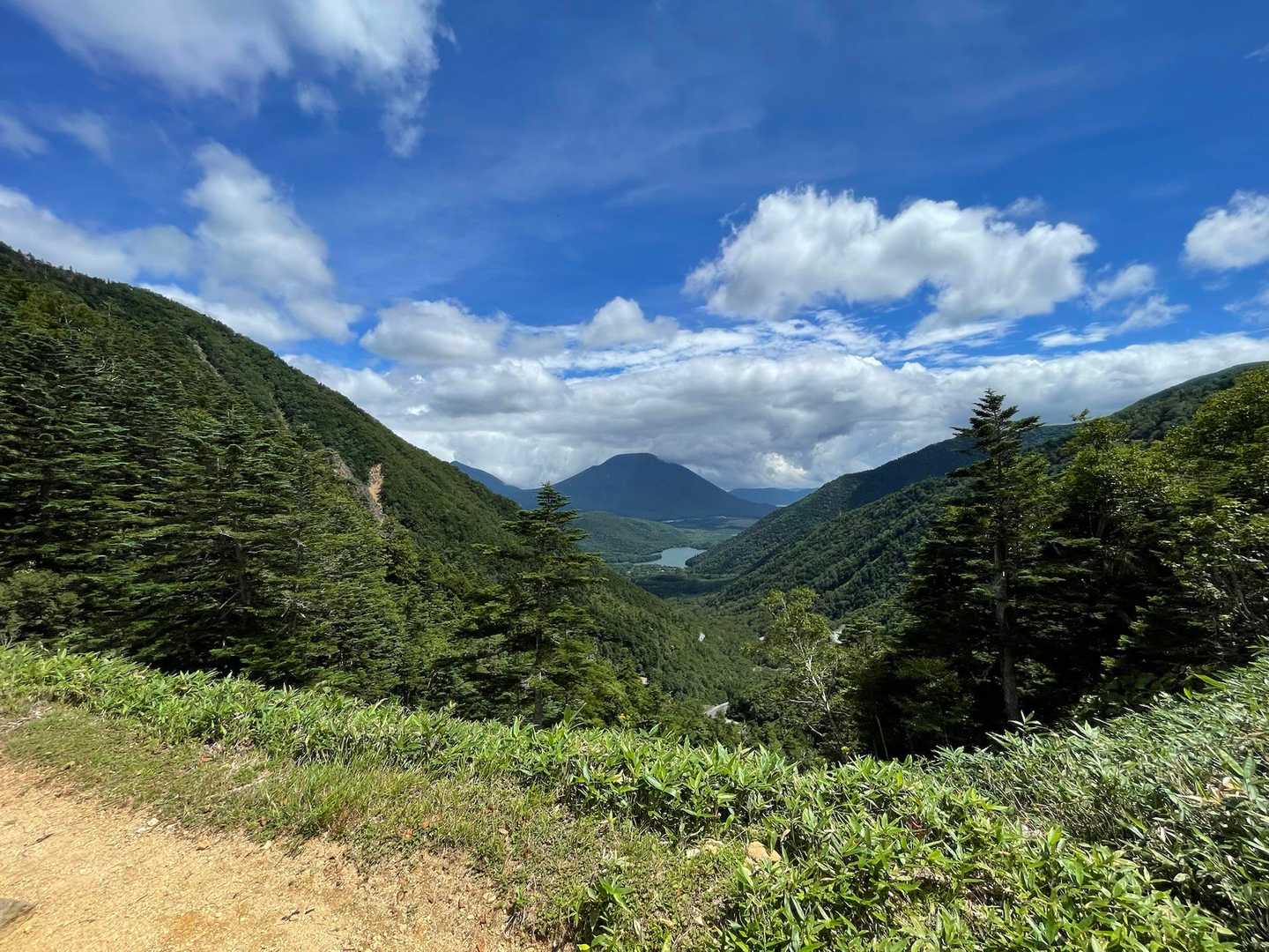 最初の絶景ポイント