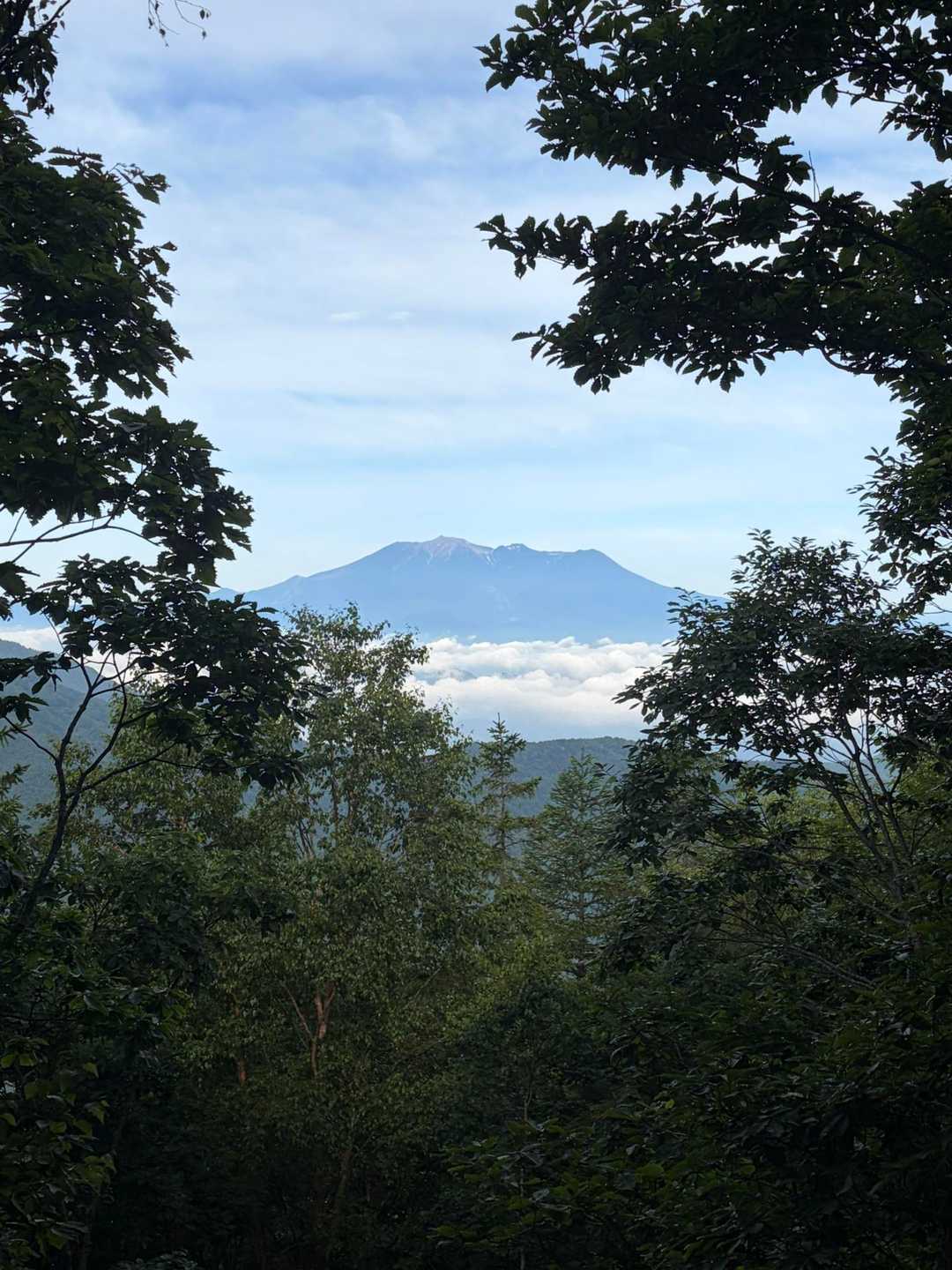 御嶽山と雲海も素敵