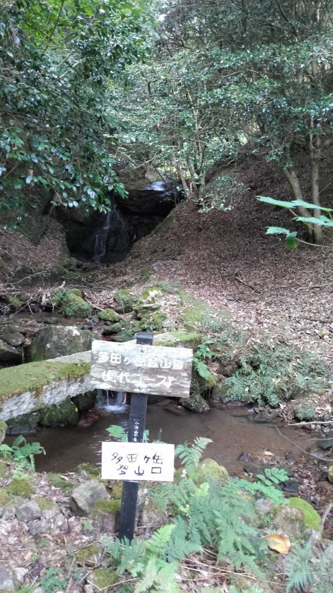 多田ヶ岳登山口
石橋を叩いてスタートです