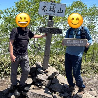 テッペンで記念撮影、ようこそ群馬へ❗️