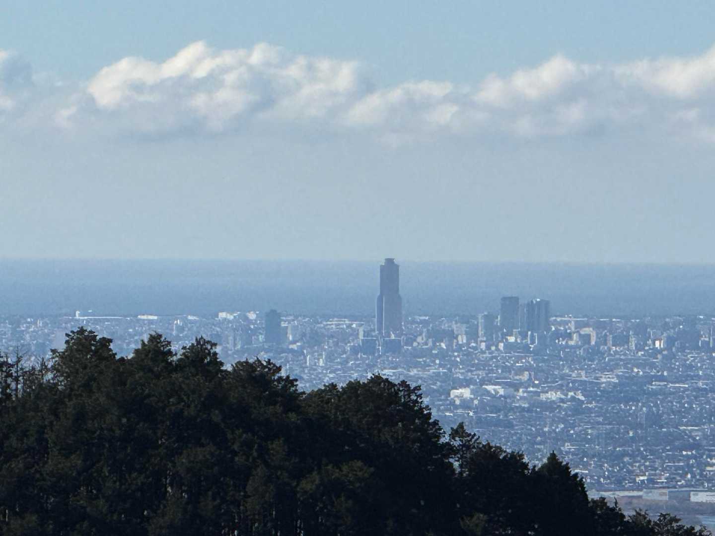 浜松アクトタワーが遠くに見えました