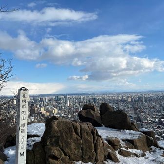 山頂到着✌️
いい天気☀️