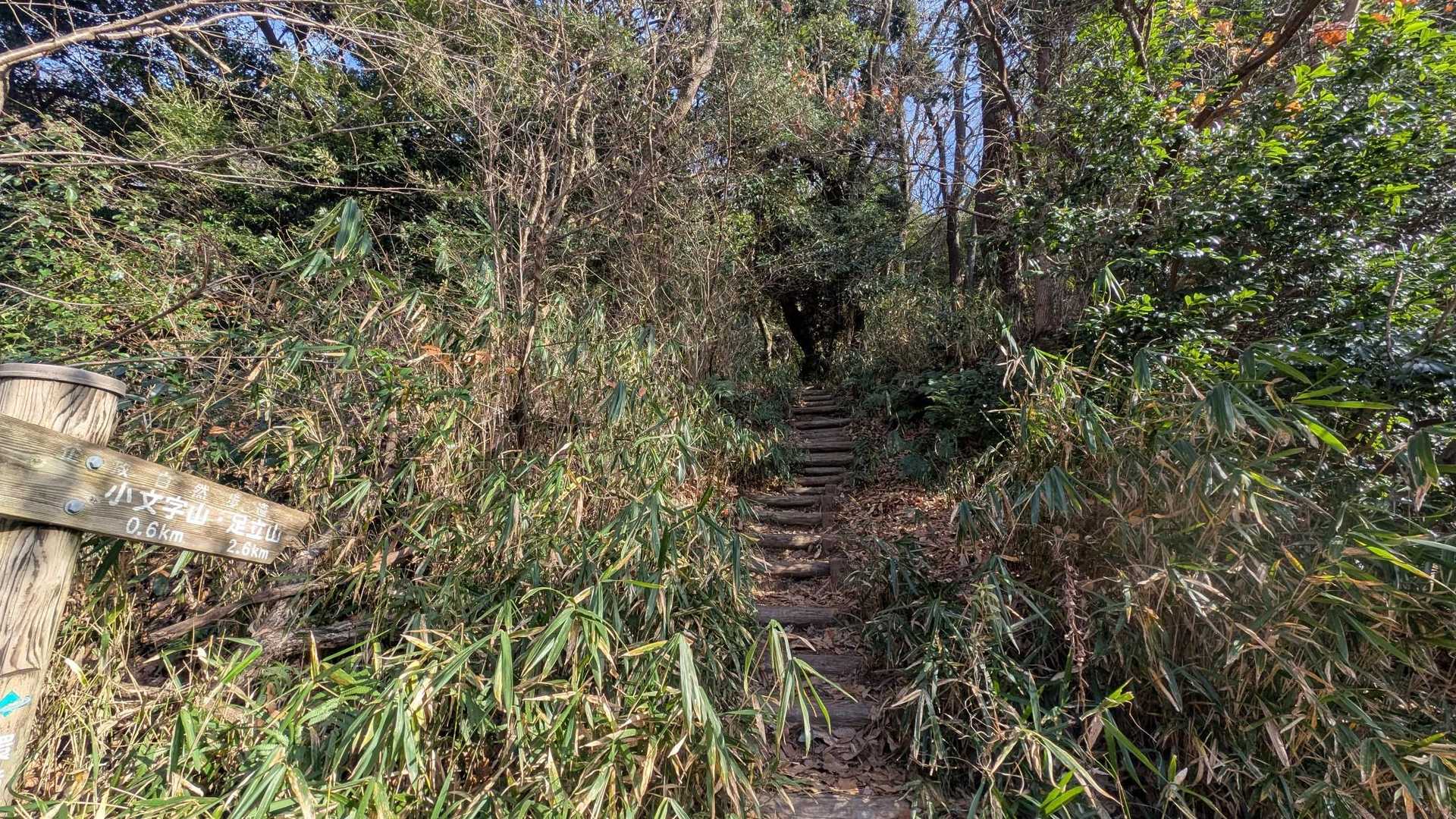 先ずは小文字山へ！