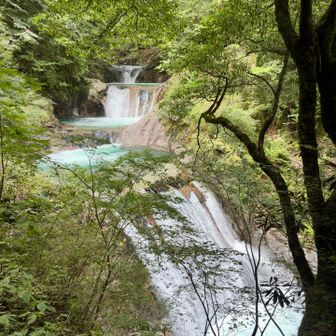 少し進むとブルーの水が綺麗に見える場所に✨️