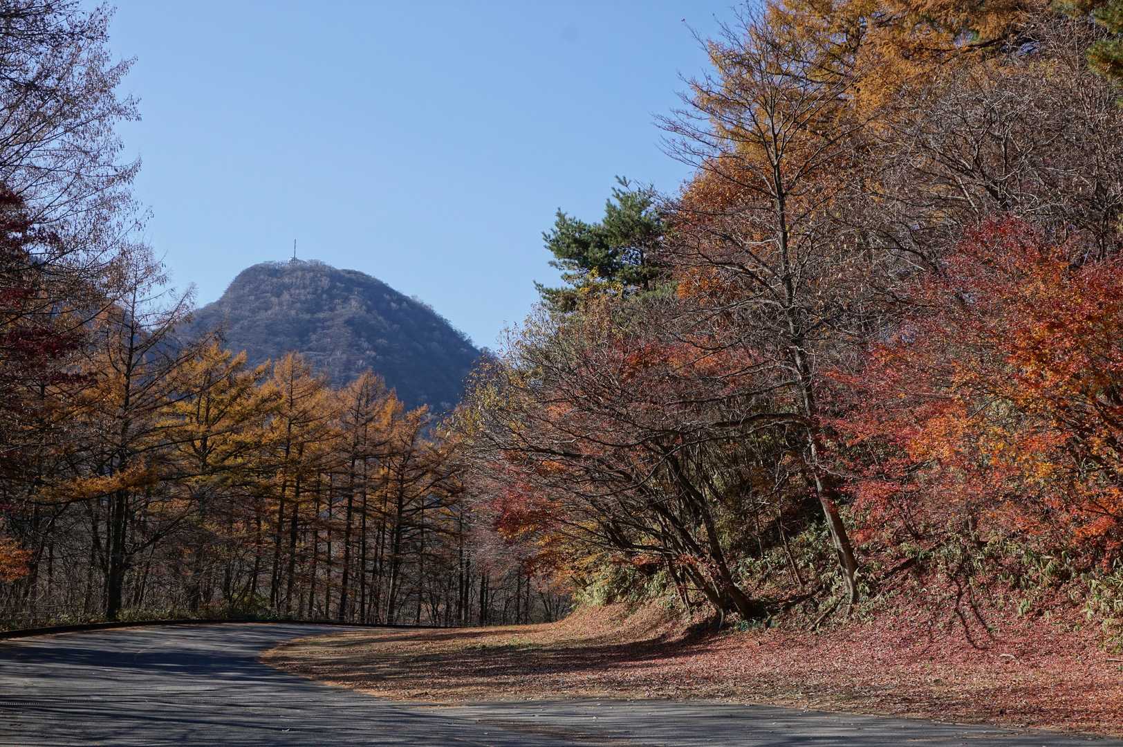 上ノ山登山口に到着
横に見えるのは二ツ岳の雄岳