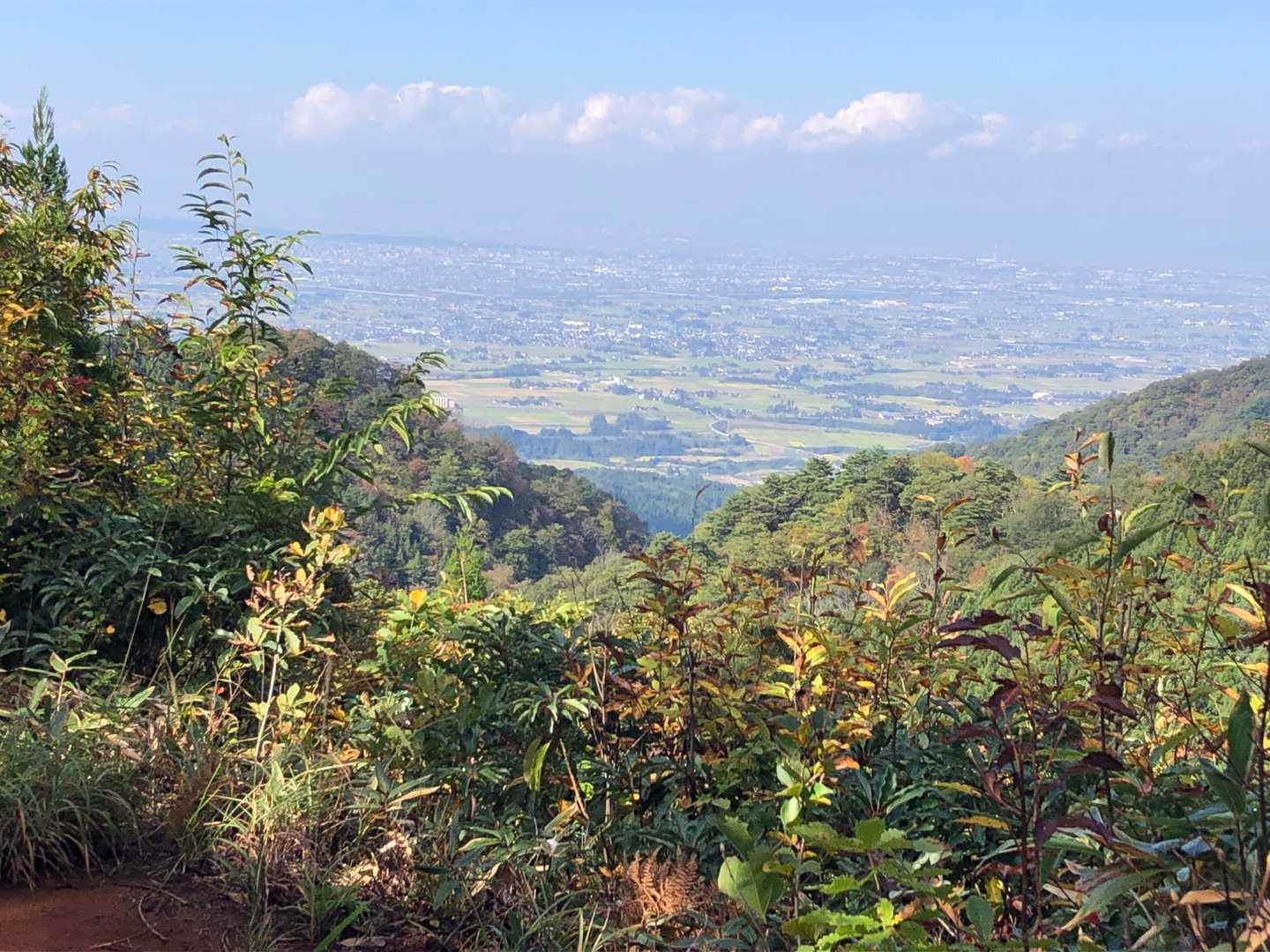 展望台からの景色😊
ガスってますが富山平野から富山湾まで見えます👍