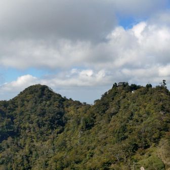 北岳からの上宮と南岳