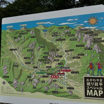 廻り目平の案内図
