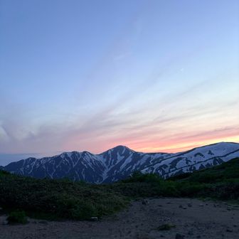 大日岳の夕日🌇