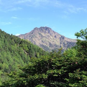 夏の赤岳の東斜面、、、お邪魔します🙏🙏🙏