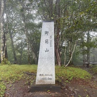 御前山もお久しぶり