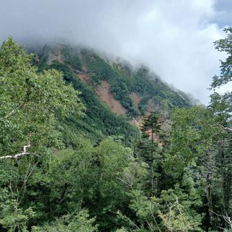 赤岳が赤い　鳥甲山の赤鞍ノ頭より赤いかな？