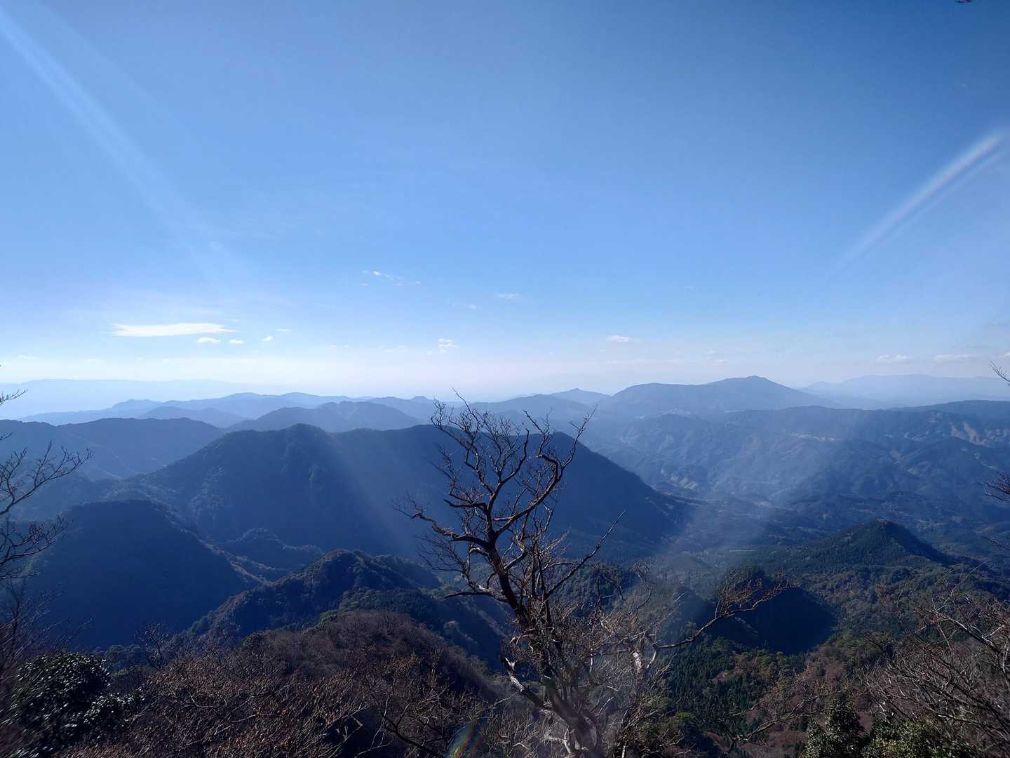 山頂近くからの眺め✨
帰路につきます。
