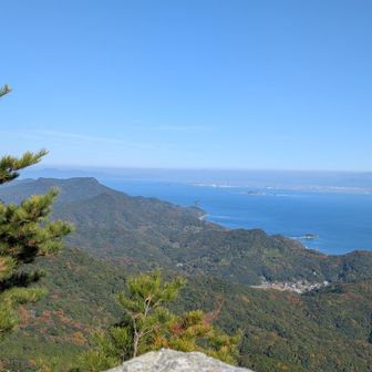 松の木の左手に念珠岳やタロジロが見えるはずですが、
