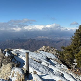 八ヶ岳は、雲の中
