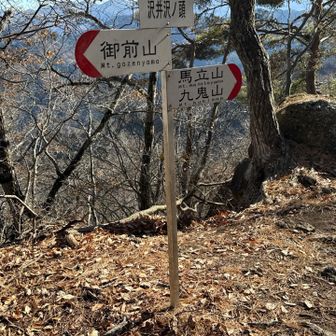 沢井沢ノ頭登頂740m