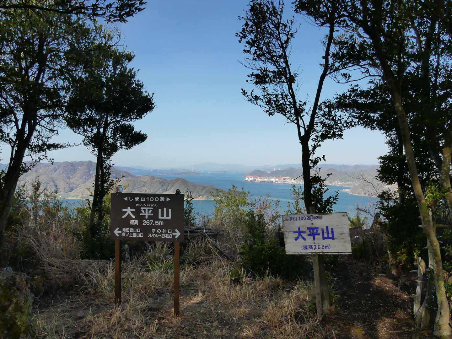 🔺大平山山頂(しま山100選)