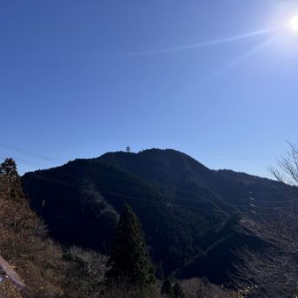久しぶりのこちら側からの粟ヶ岳