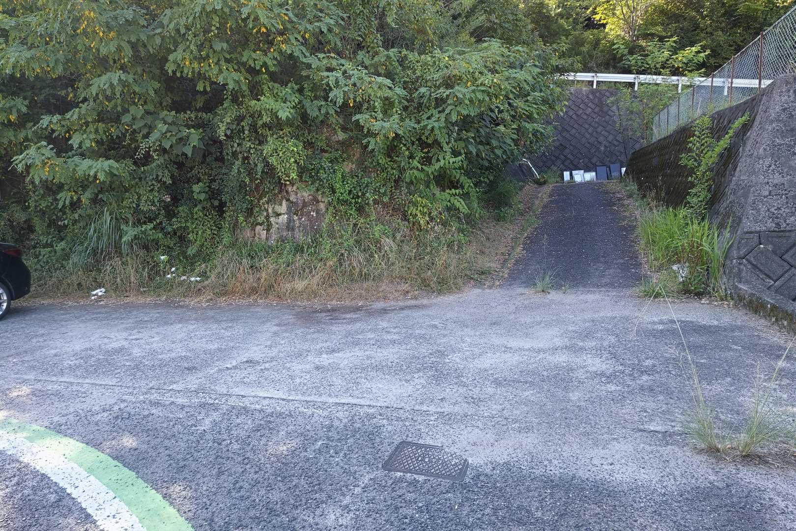 車はここに止めてスタート❗