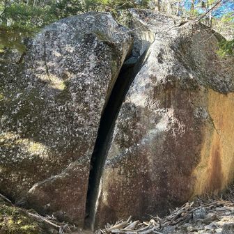 富士見平小屋からはずっと下り。。

桃太郎岩🪨思ったより、とっても大きかったです👀👀👀