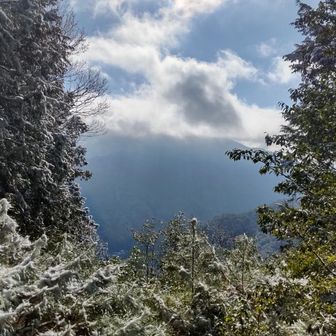 比叡山は雲の中